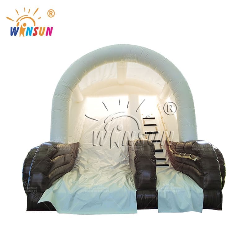 Custom Inflatable Slide with Sun Cover